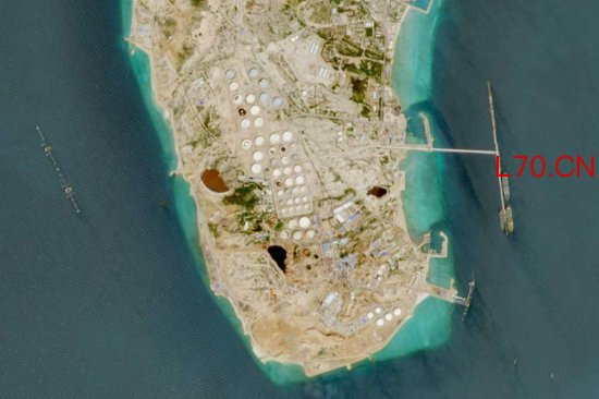 3月17日，波斯湾的哈尔克岛