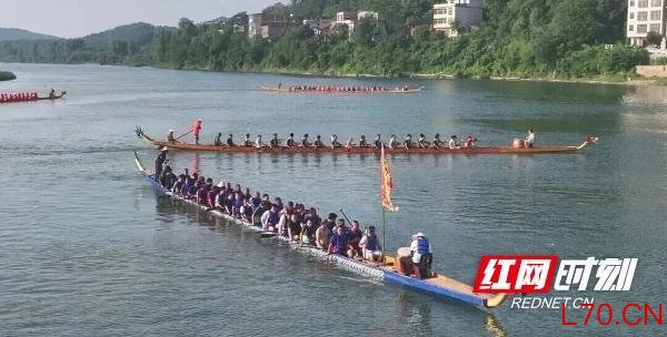 端午龙舟赛事热度拉满 千年风骨竞速资江
